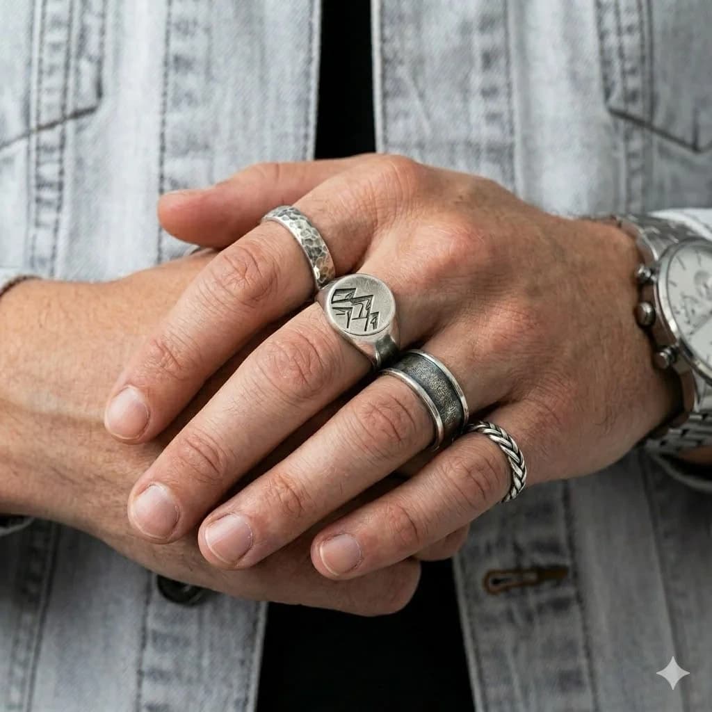 Rings in 925 sterling silver by Zaki